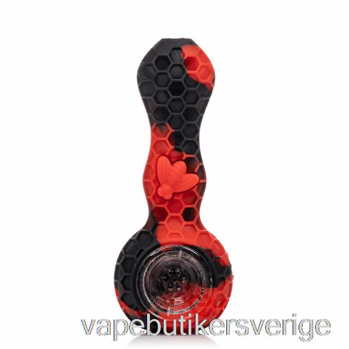 Vape Sverige Stratus Bee Silikonsked Crimson (svart/röd)
